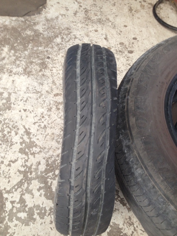 K Jamieson Tyre failure